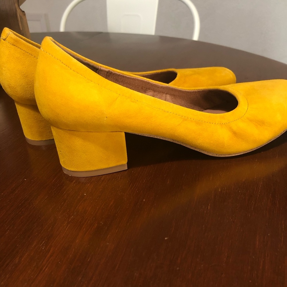 Jeffrey Campbell Bitsie Liz suede block heel 8.5